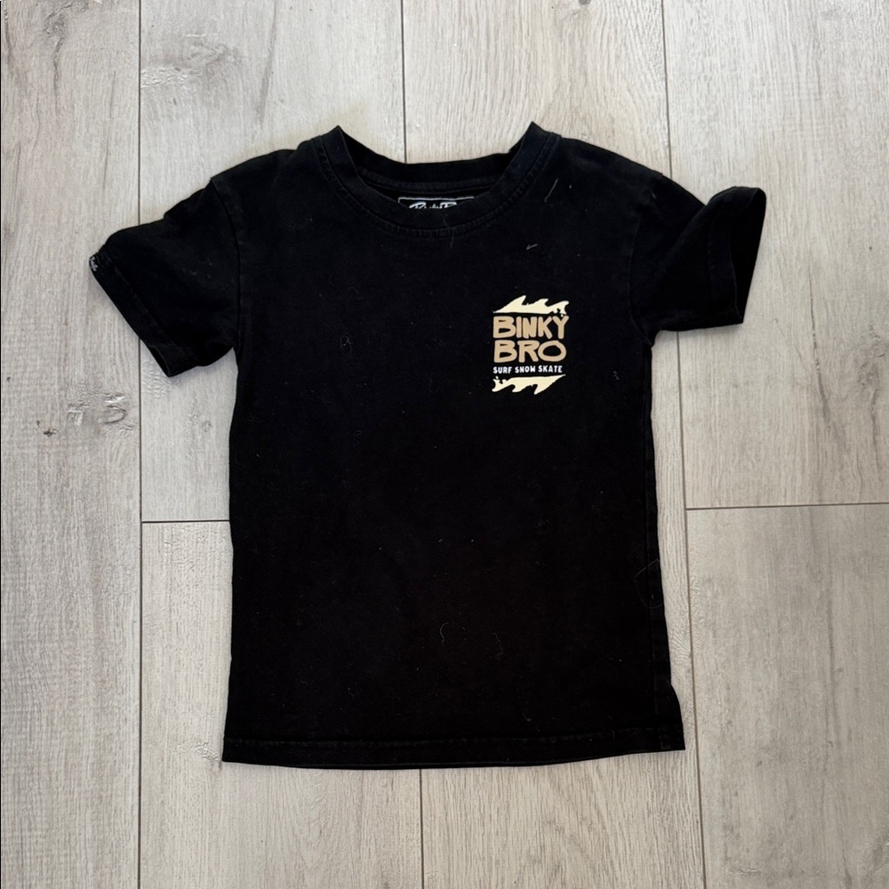 Binky Bro Black Surf Snow Skate Graphic Tee - Picture 2 of 3